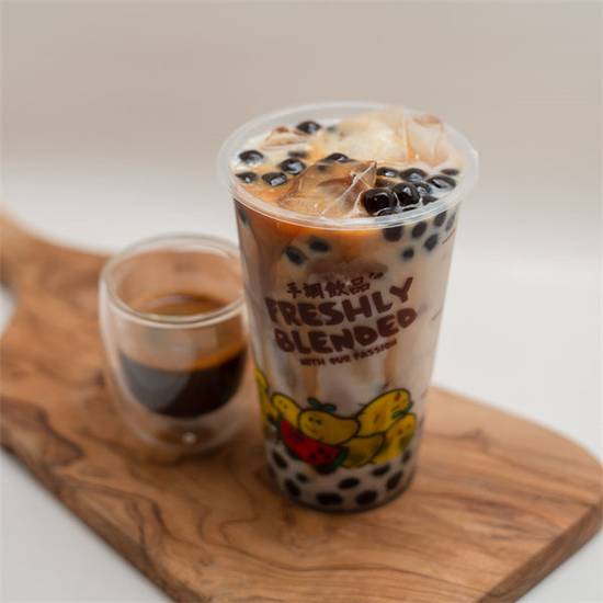 Coconut Tea Duo Latte with Pearl 生椰冻鸳鸯